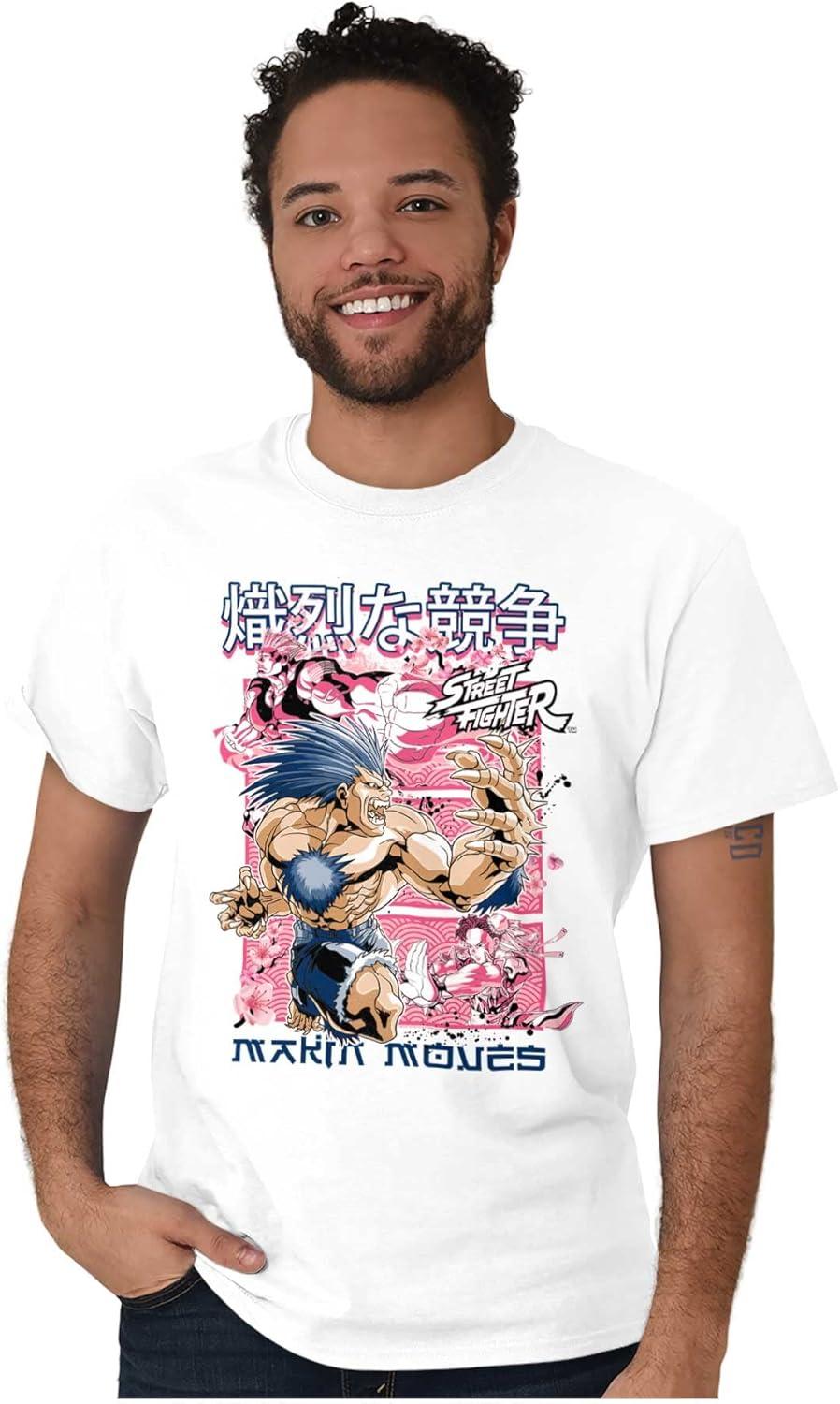 imageKanji Street Fighter Makin Moves Graphic T Shirt Men or WomenWhite