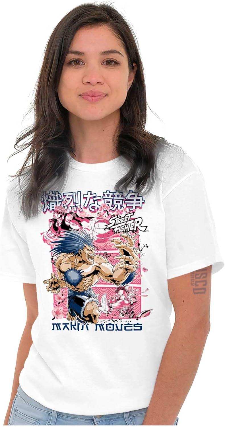 imageKanji Street Fighter Makin Moves Graphic T Shirt Men or WomenWhite