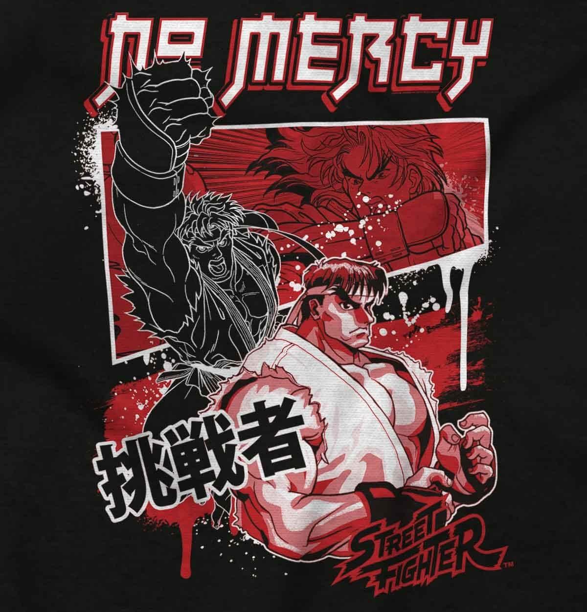 imageKanji Street Fighter No Mercy Ryu Tank Top Sleeveless Tee MenBlack