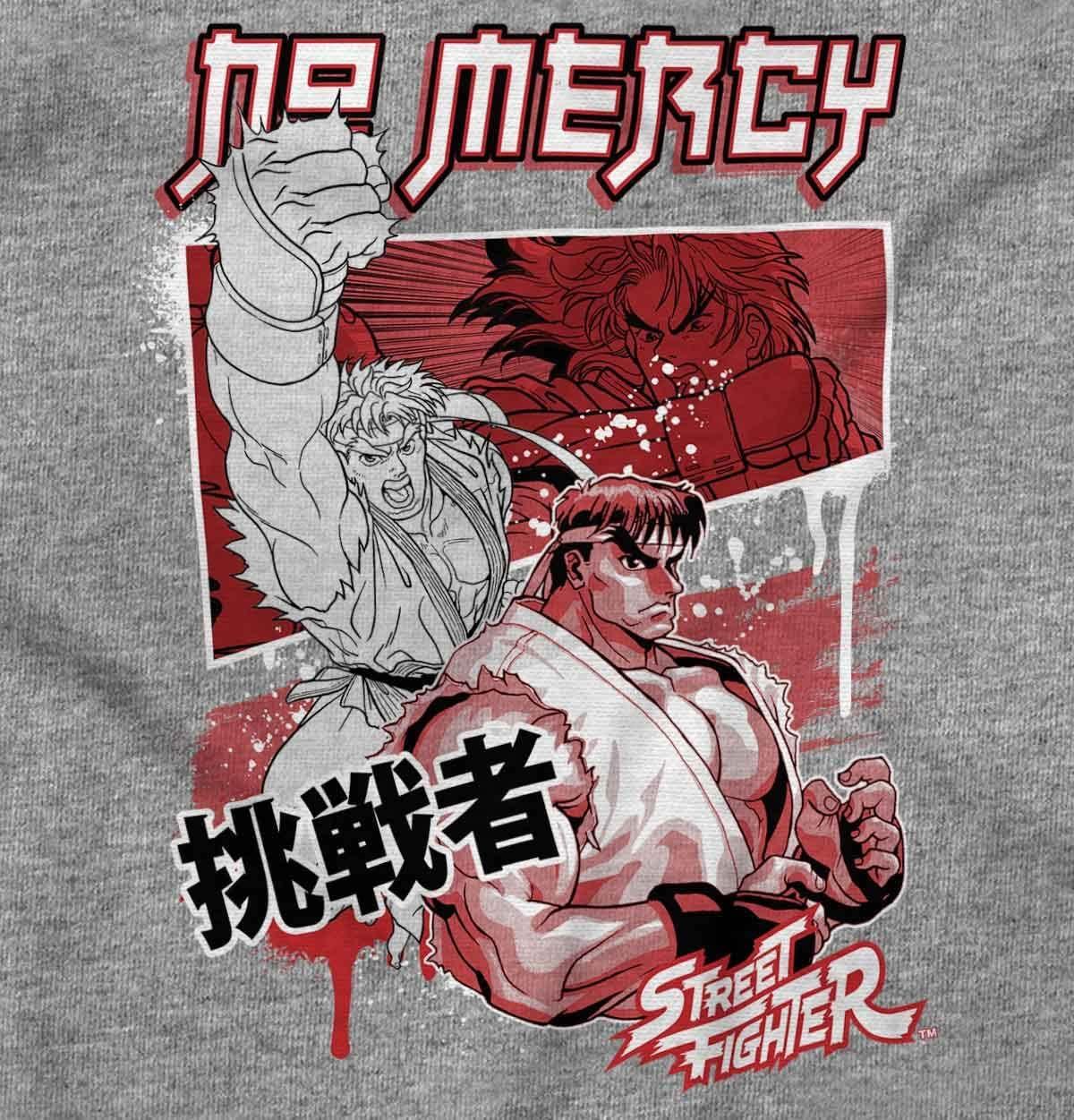 imageKanji Street Fighter No Mercy Ryu Tank Top Sleeveless Tee MenSport Grey