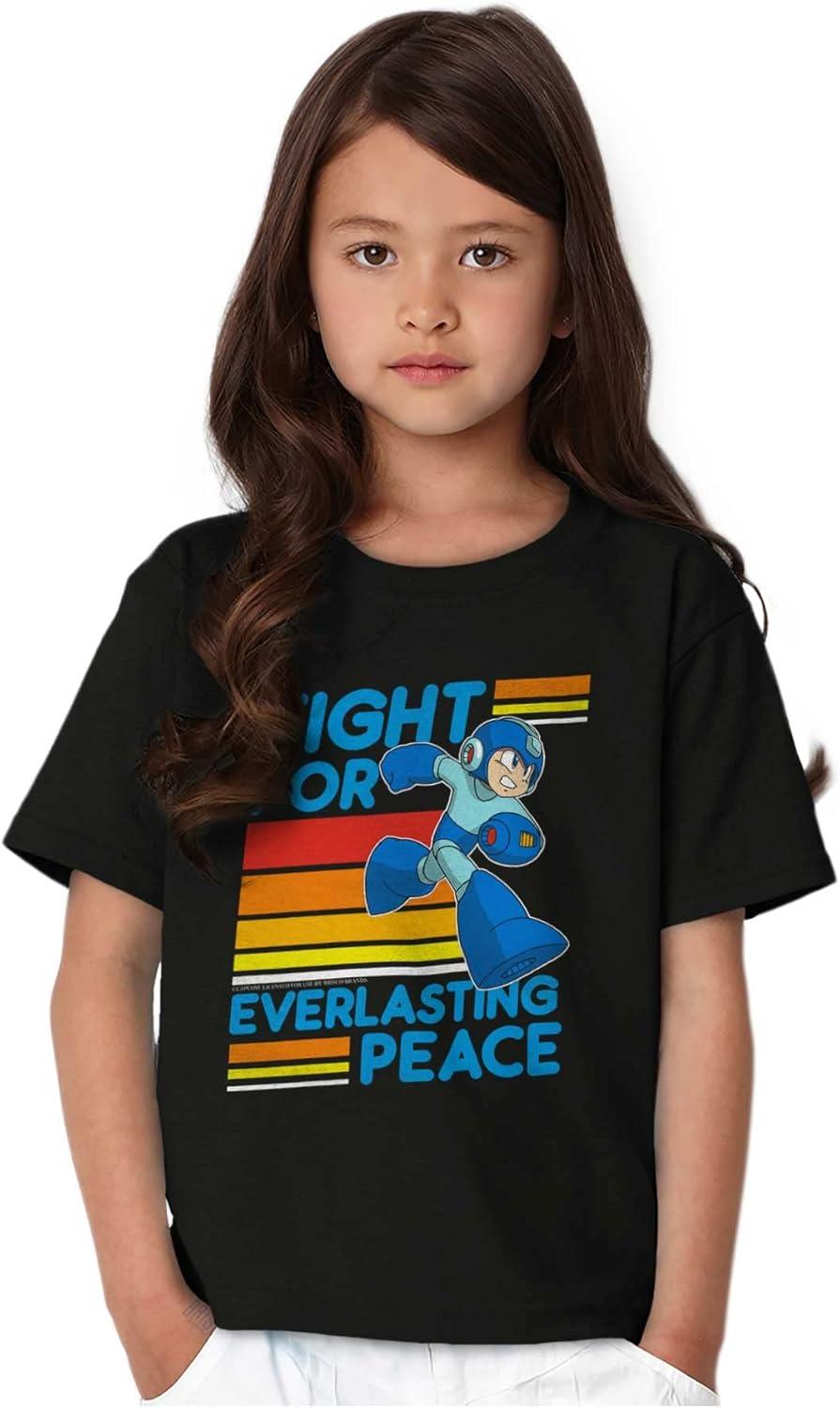 imageMega Man 90s Gamer Anime Character Crewneck T Shirts Boy Girl