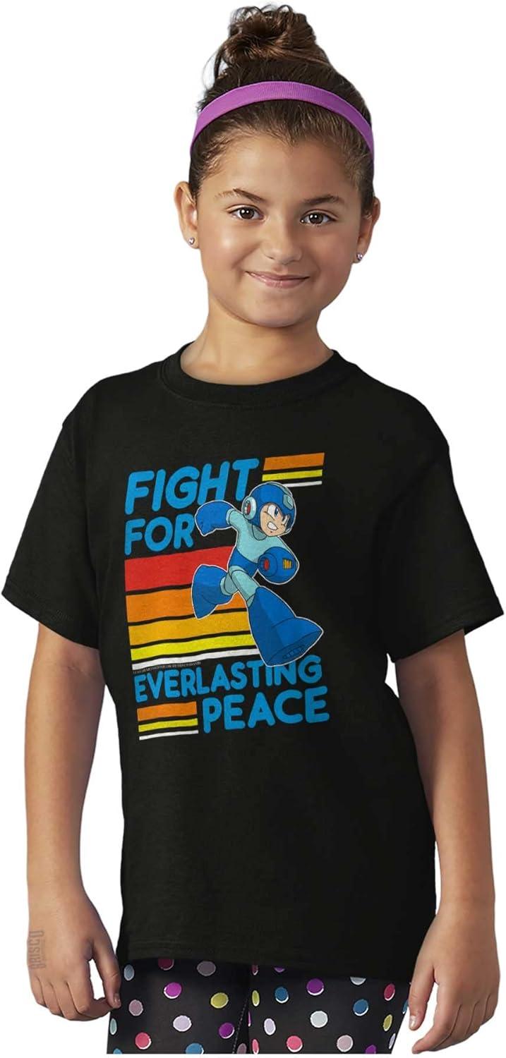 imageMega Man 90s Gamer Anime Character Crewneck T Shirts Boy Girl