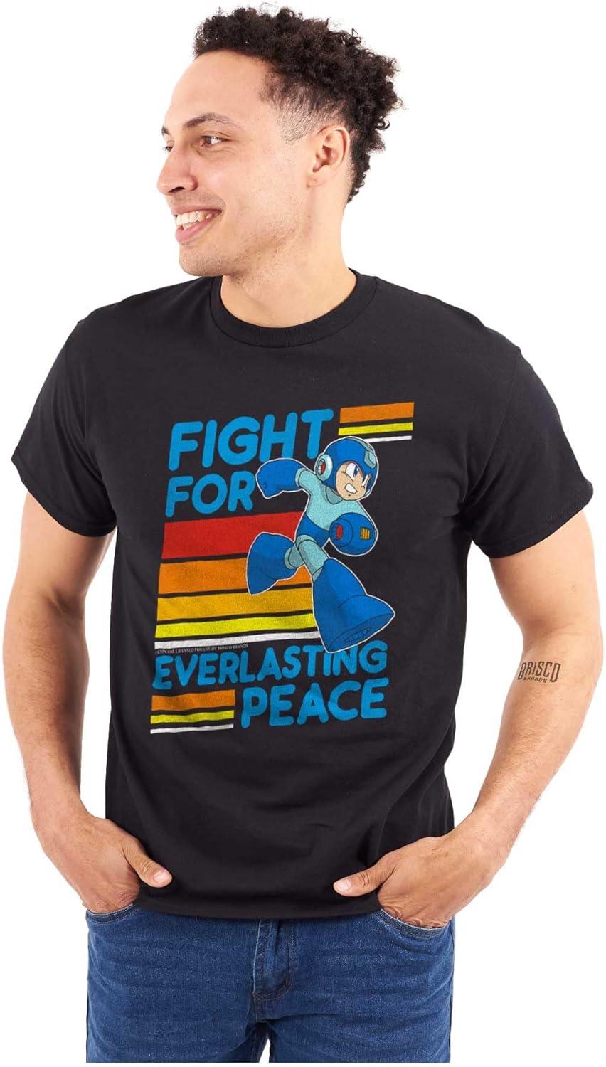 imageMega Man 90s Gamer Anime Character Graphic T Shirt Men or WomenBlack