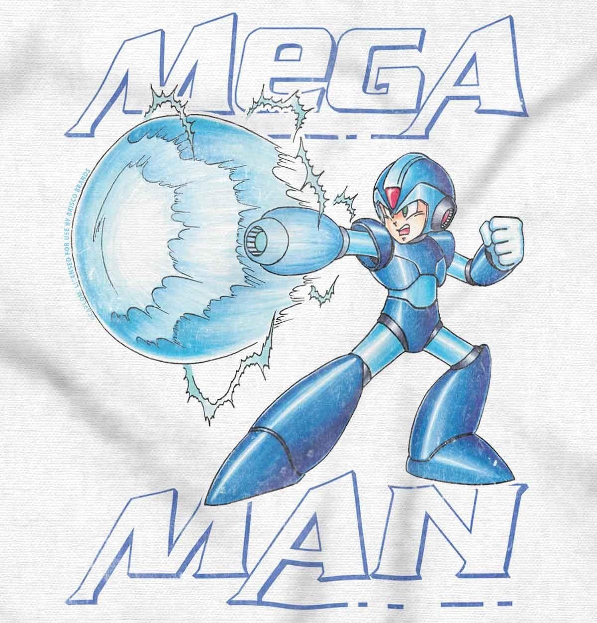 imageMega Man Classic 90s Anime Character Long Sleeve Tshirt Men WomenWhite
