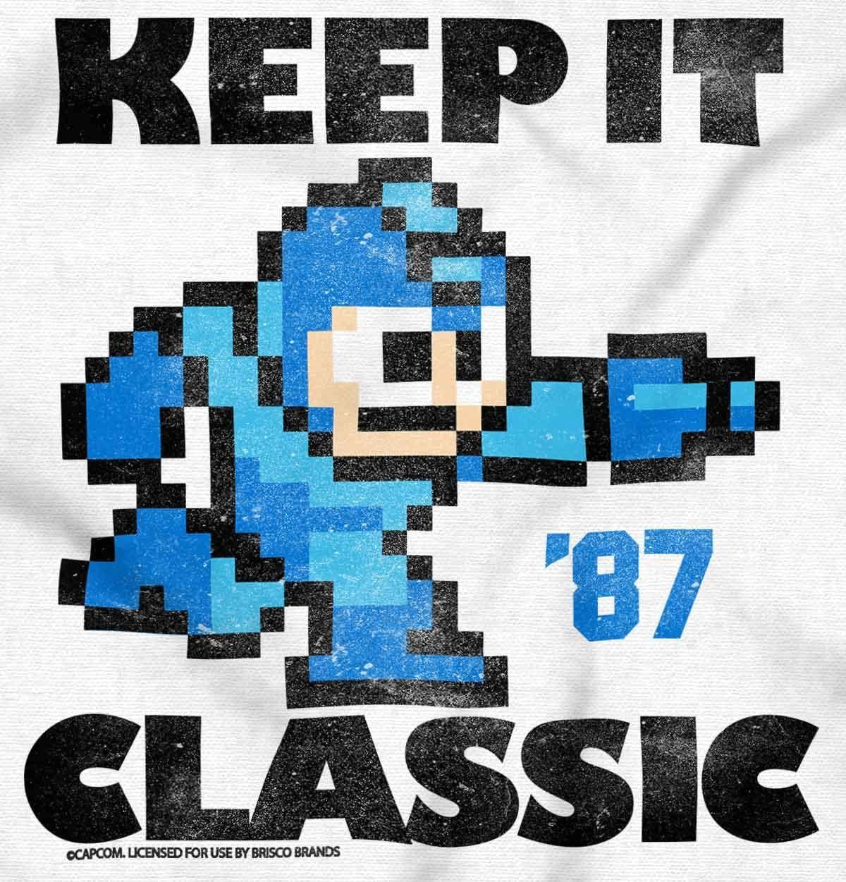 imageMega Man Keep it Classic 80s Gaming Tank Top T Shirts Men WomenWhite