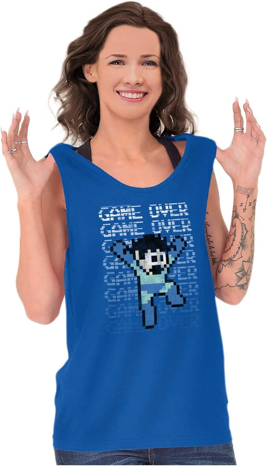 imageMega Man Retro 90s 8bit Video Game Tank Top T Shirts Men WomenRoyal