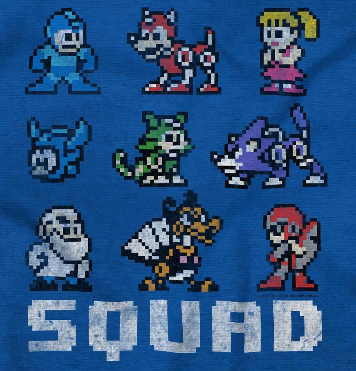 imageMega Man Squad Goals Game Characters Tank Top T Shirts Men WomenRoyal