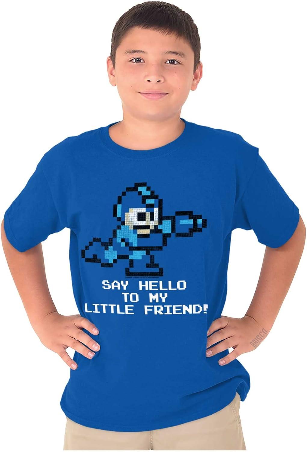 imageMega Man Video Game 8bit Gaming Nerd Crewneck T Shirts Boy GirlRoyal