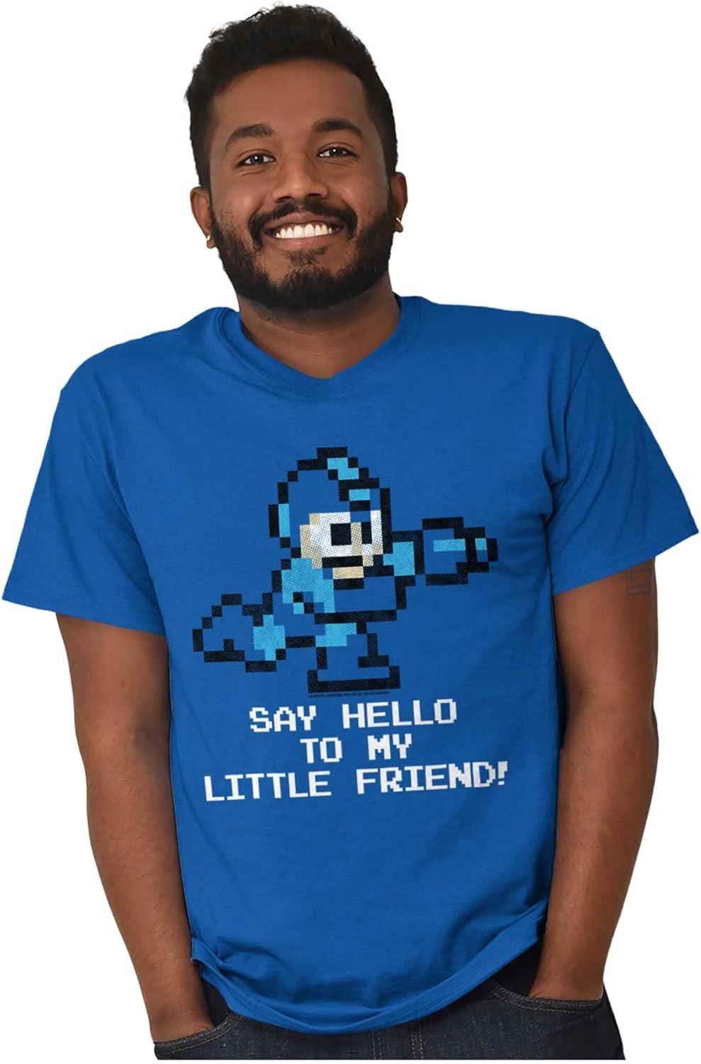 imageMega Man Video Game 8bit Gaming Nerd Graphic T Shirt Men or WomenRoyal