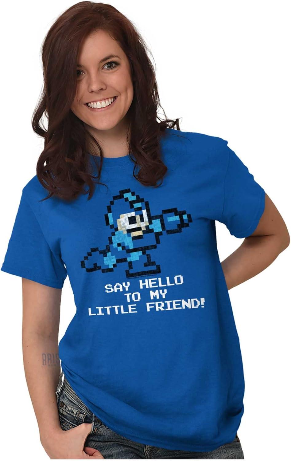 imageMega Man Video Game 8bit Gaming Nerd Graphic T Shirt Men or WomenRoyal