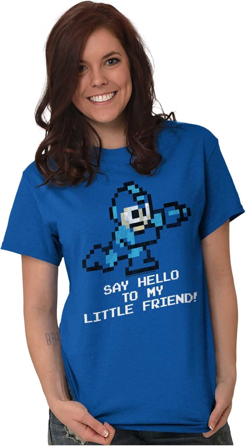 imageMega Man Video Game 8bit Gaming Nerd Graphic T Shirt Men or WomenRoyal