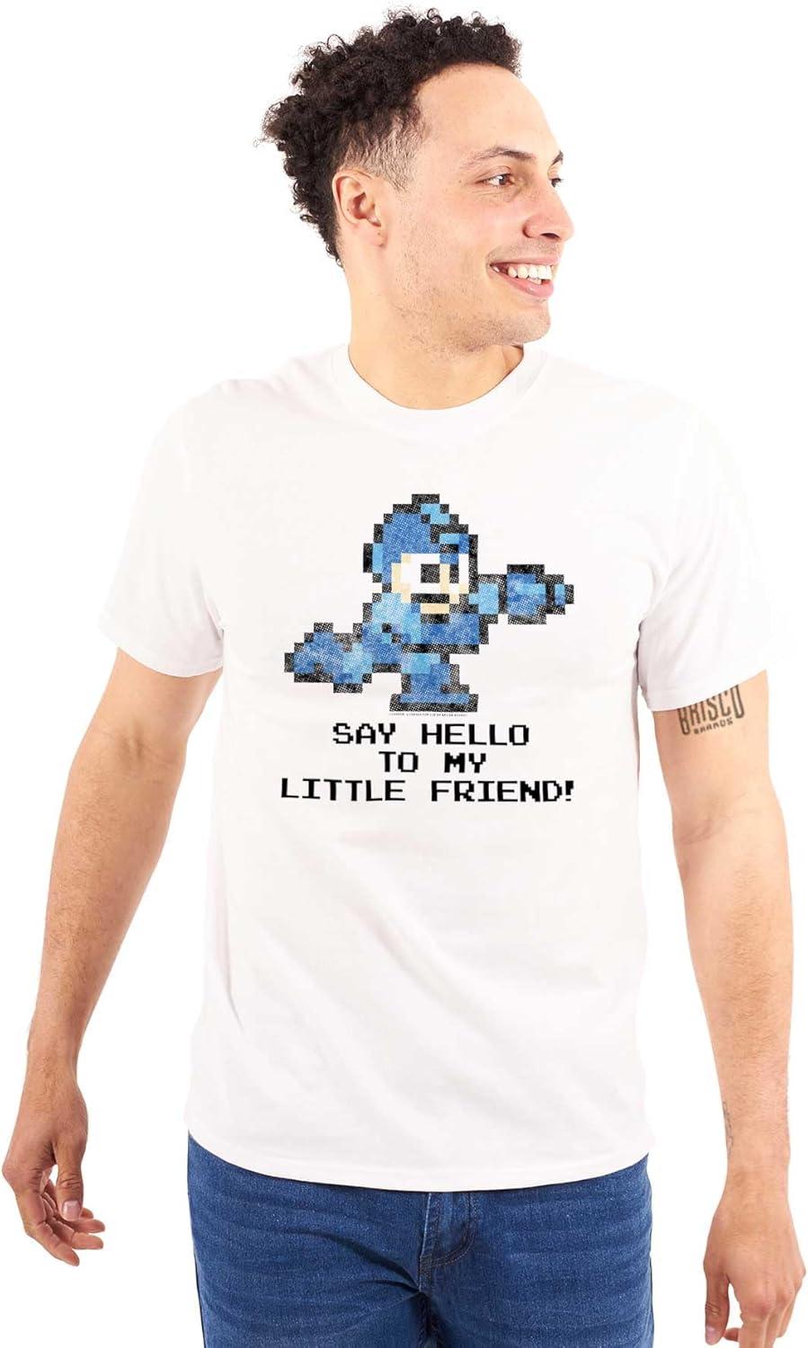 imageMega Man Video Game 8bit Gaming Nerd Graphic T Shirt Men or WomenWhite