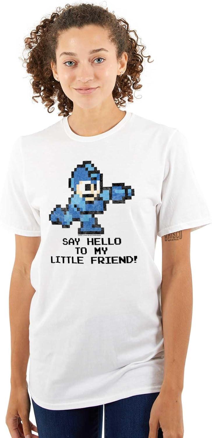 imageMega Man Video Game 8bit Gaming Nerd Graphic T Shirt Men or WomenWhite