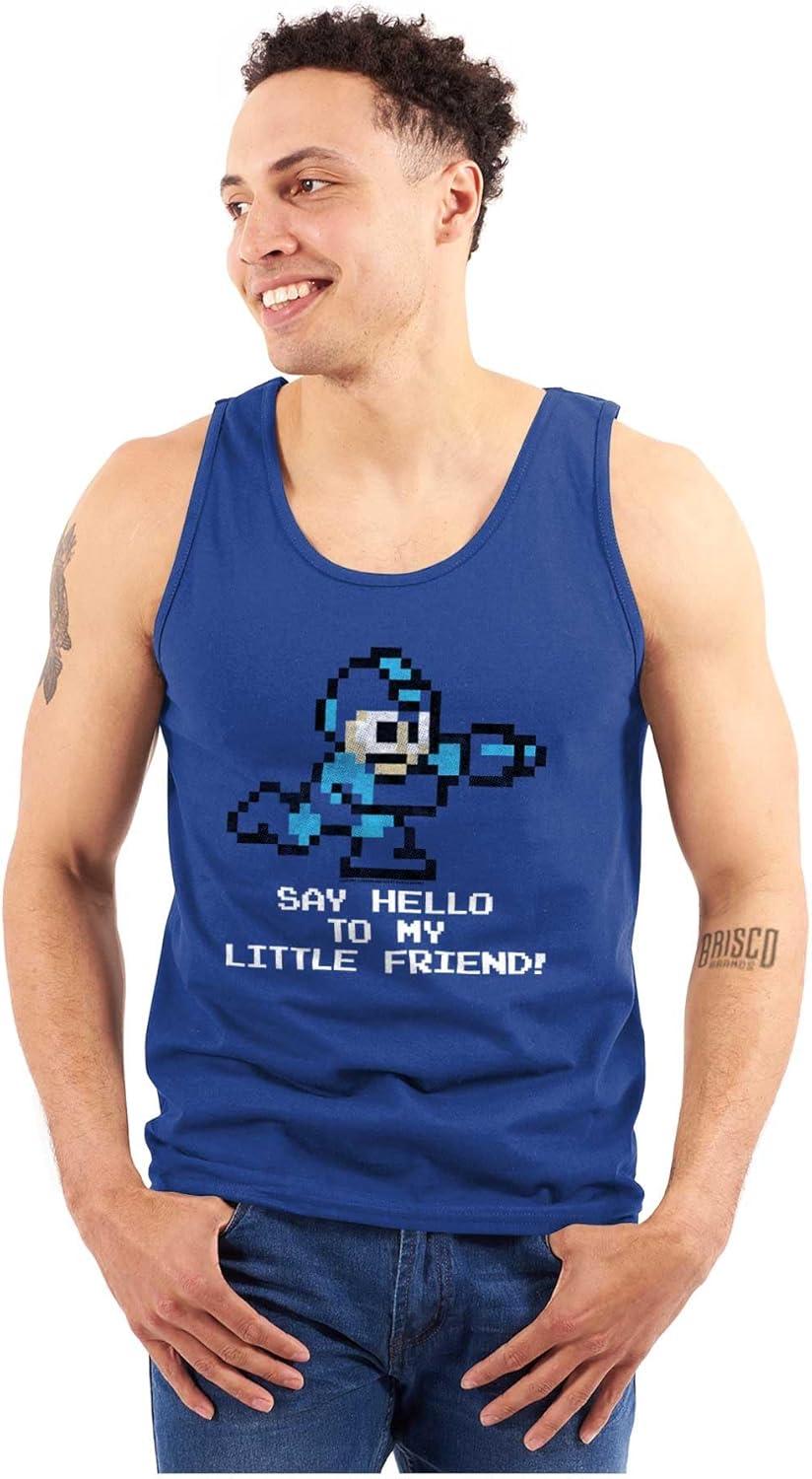 imageMega Man Video Game 8bit Gaming Nerd Tank Top T Shirts Men WomenRoyal