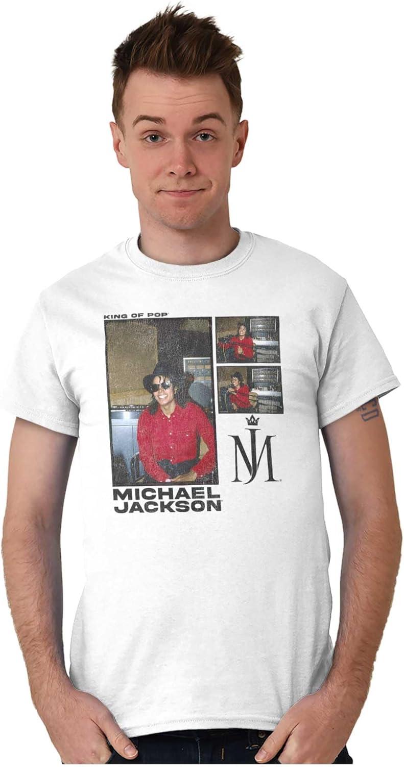 imageMichael Jackson Pop Studio Session Graphic T Shirt Men or WomenWhite