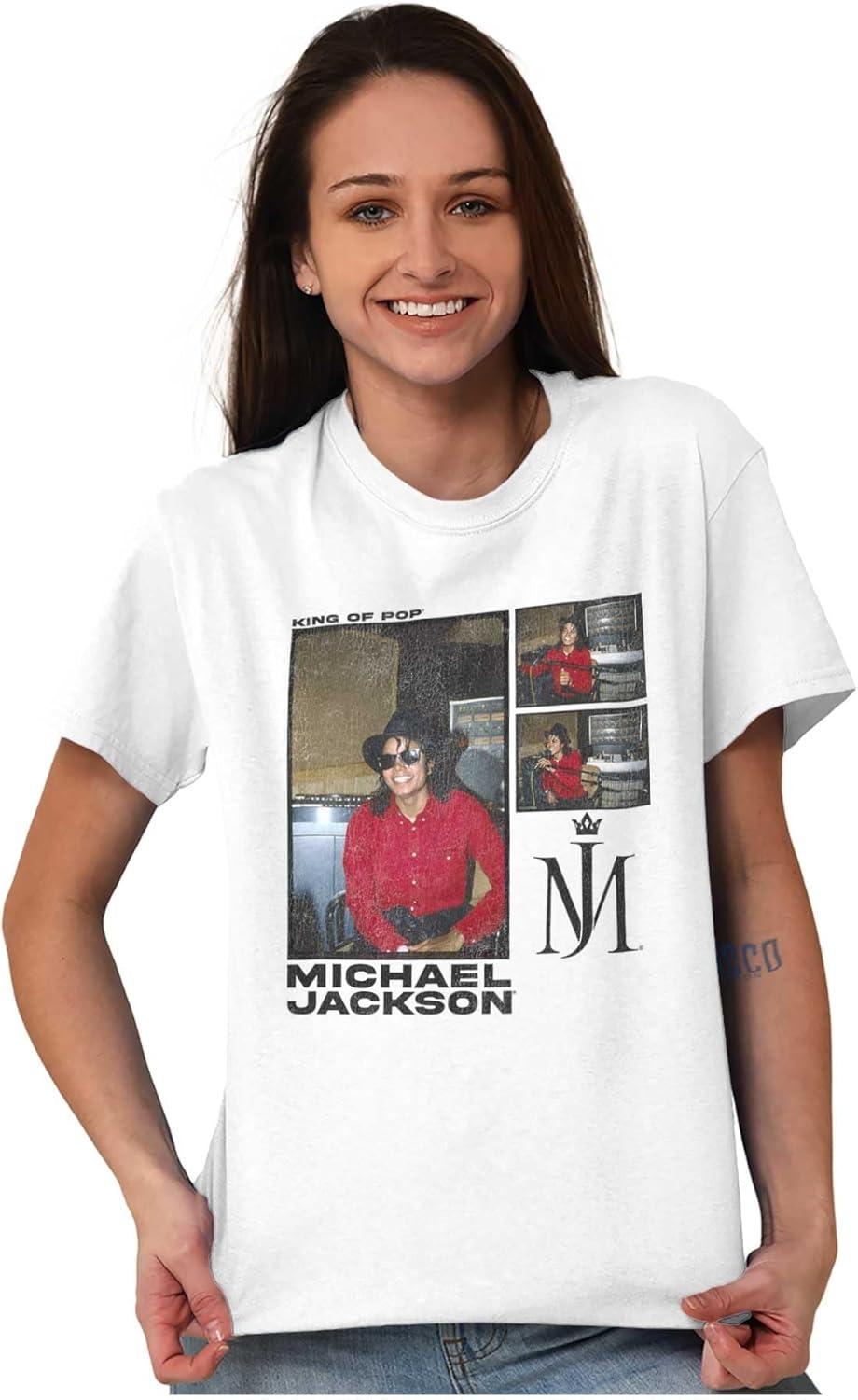 imageMichael Jackson Pop Studio Session Graphic T Shirt Men or WomenWhite