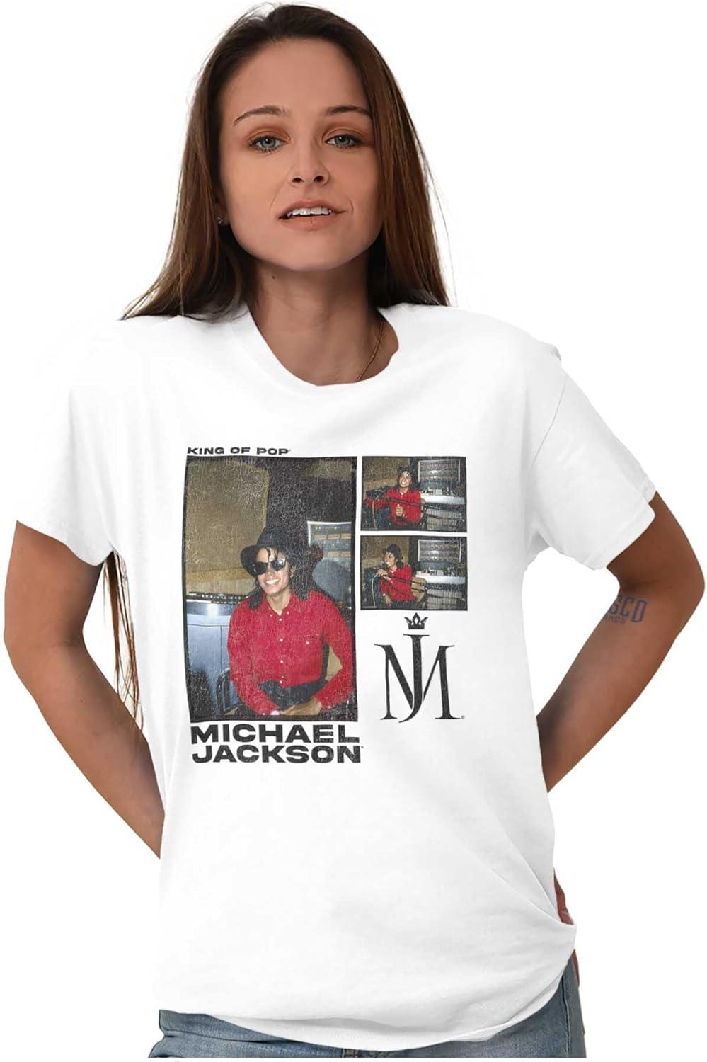 imageMichael Jackson Pop Studio Session Graphic T Shirt Men or WomenWhite