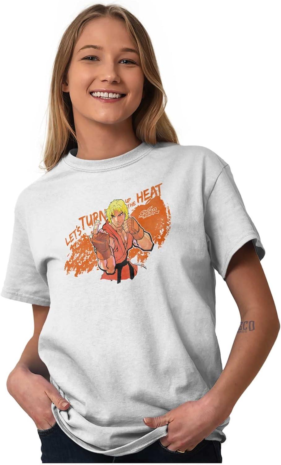 imageStreet Fighter Ken 90s Vintage Gamer Graphic T Shirt Men or WomenWhite