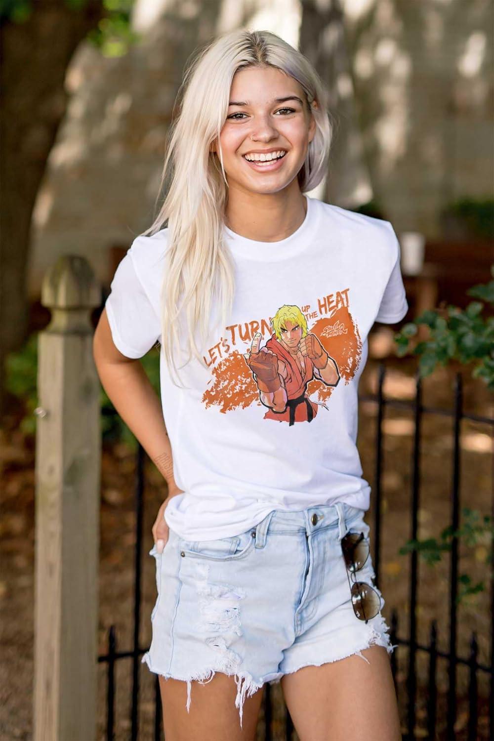 imageStreet Fighter Ken 90s Vintage Gamer Graphic T Shirt Men or WomenWhite