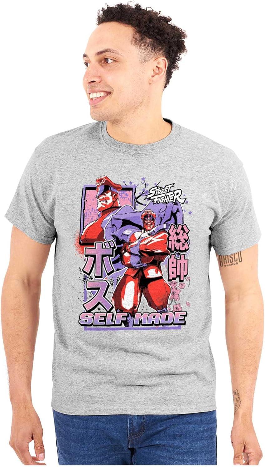 imageStreet Fighter M Bison Self Made Graphic T Shirt Men or WomenSport Grey