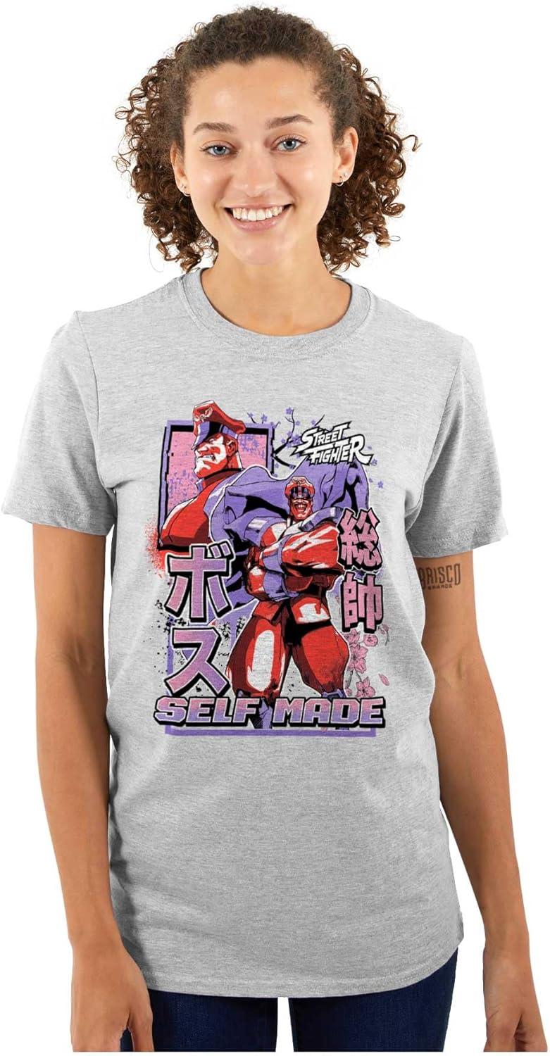 imageStreet Fighter M Bison Self Made Graphic T Shirt Men or WomenSport Grey