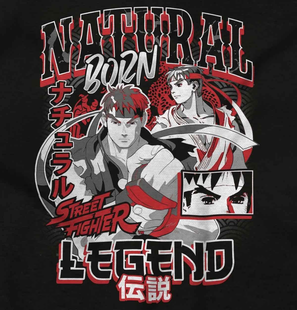 imageStreet Fighter Natural Born Legend Tank Top T Shirts Men WomenBlack