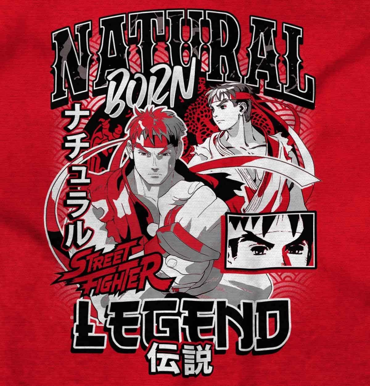 imageStreet Fighter Natural Born Legend Tank Top T Shirts Men WomenRed