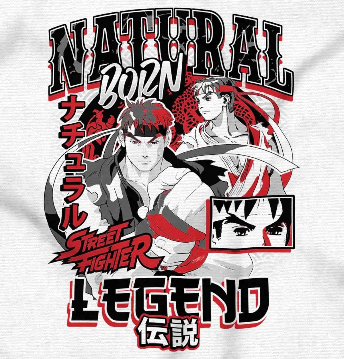 imageStreet Fighter Natural Born Legend Tank Top T Shirts Men WomenWhite