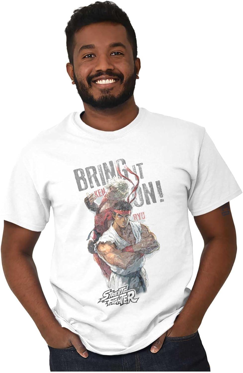 imageStreet Fighter Ryu Ken Bring It On Graphic T Shirt Men or WomenWhite