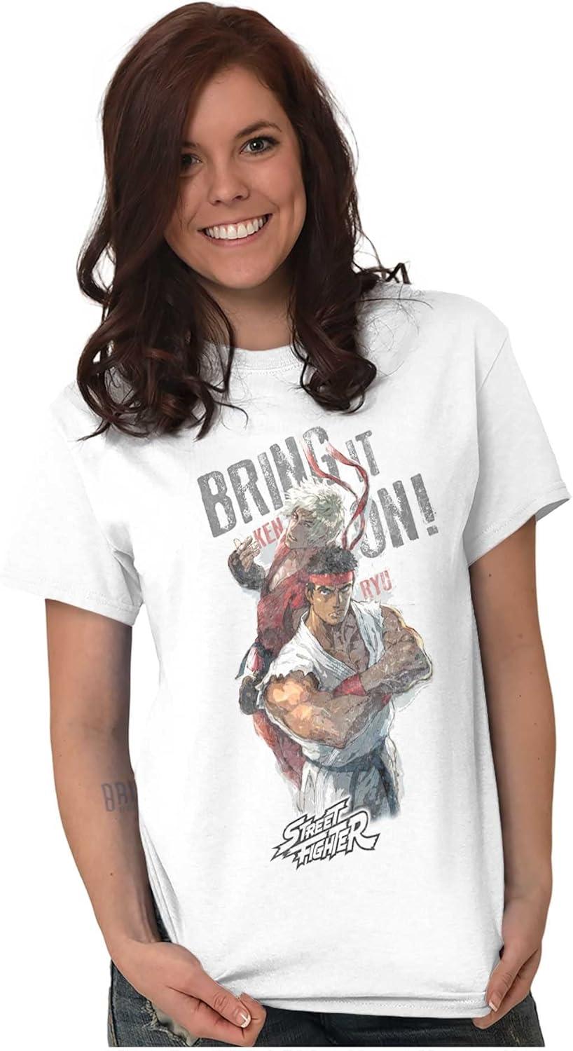 imageStreet Fighter Ryu Ken Bring It On Graphic T Shirt Men or WomenWhite