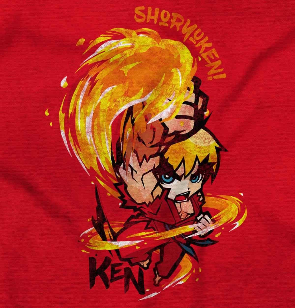 imageStreet Fighter Shoryuken Ken Vintage Graphic T Shirt Men or WomenRed