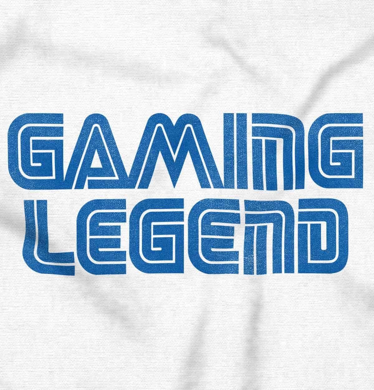 imageVintage Video Gaming Legend Retro Long Sleeve Tshirt Men WomenWhite
