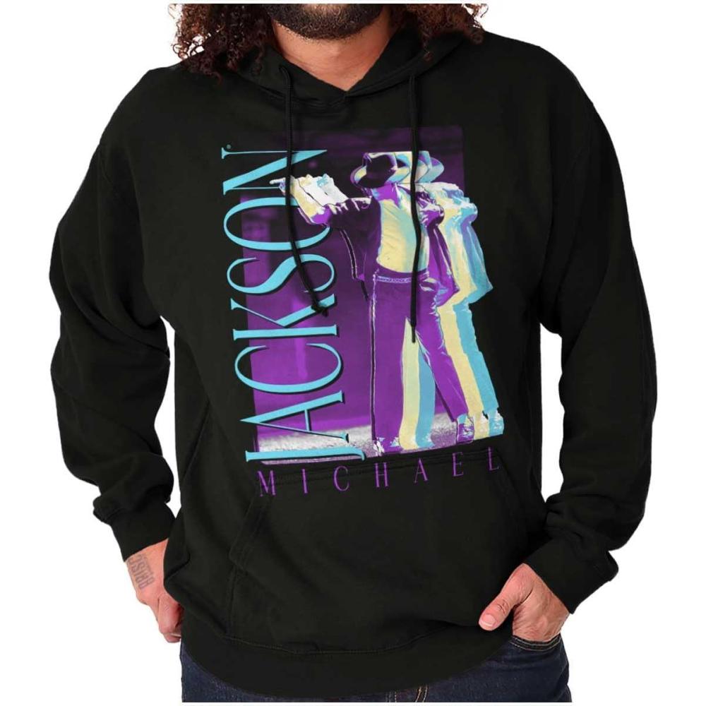 imageBrisco Brands Michael Jackson MJ Dance Glitch Hoodie Sweatshirt Women MenBlack