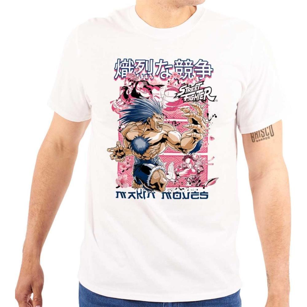 imageKanji Street Fighter Makin Moves Graphic T Shirt Men or WomenWhite