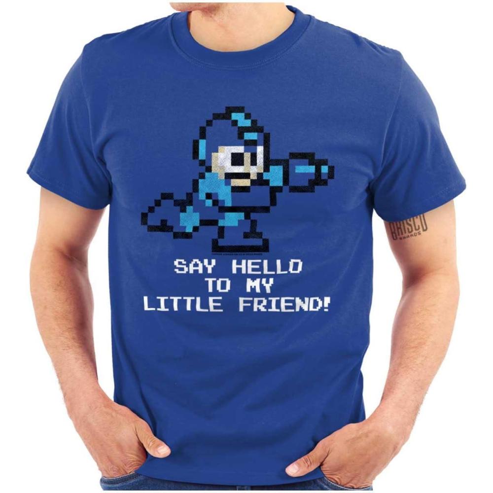 imageMega Man Video Game 8bit Gaming Nerd Graphic T Shirt Men or WomenRoyal