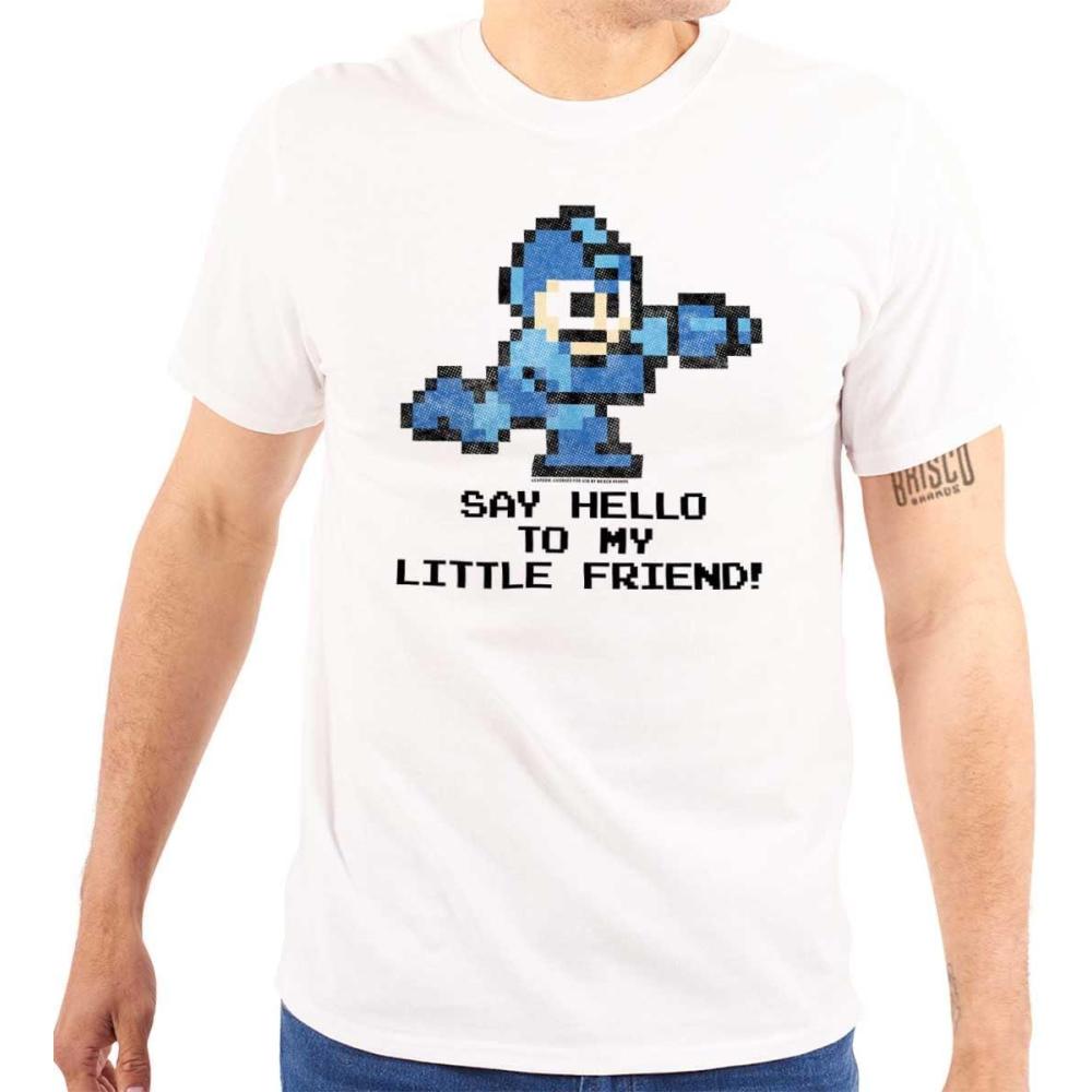 imageMega Man Video Game 8bit Gaming Nerd Graphic T Shirt Men or WomenWhite