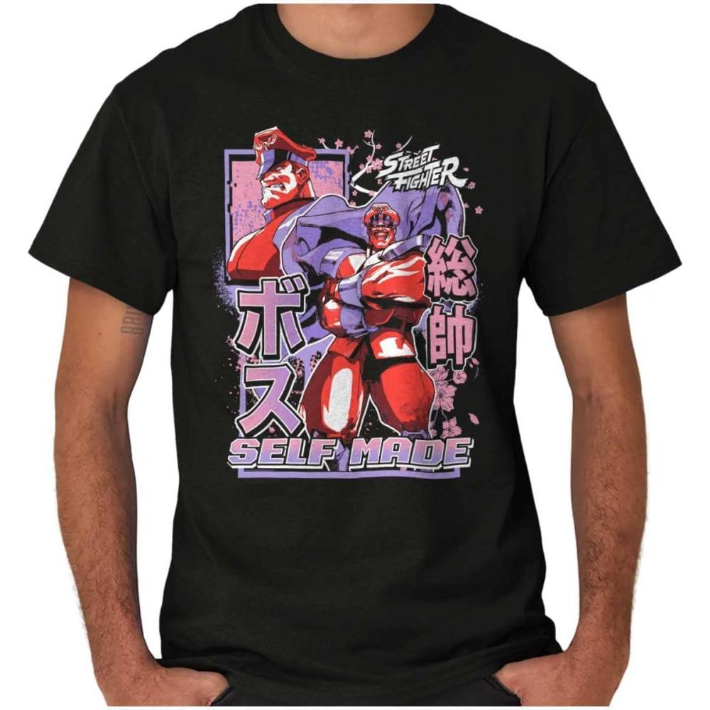 imageStreet Fighter M Bison Self Made Graphic T Shirt Men or WomenBlack