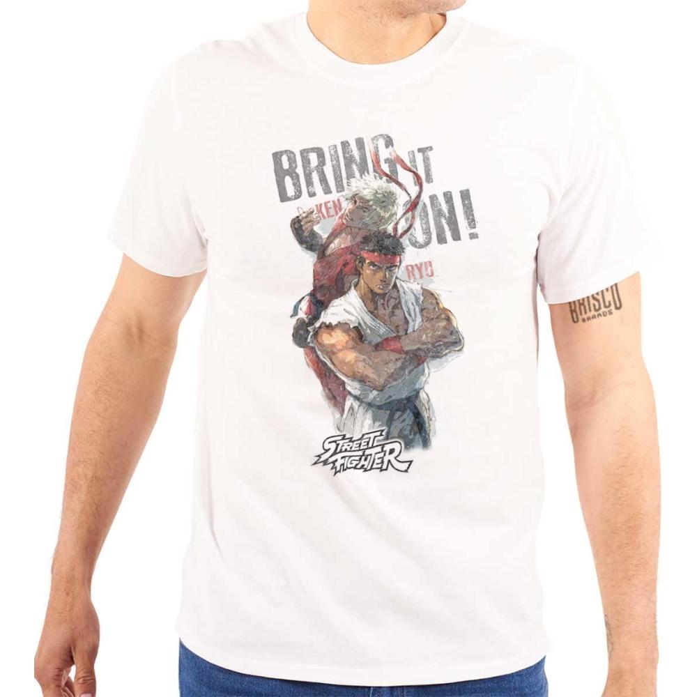 imageStreet Fighter Ryu Ken Bring It On Graphic T Shirt Men or WomenWhite
