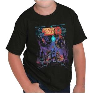 Brisco Brands Mega Man 10 Megaman Protoman Comic Crewneck T Shirts Boy Girl