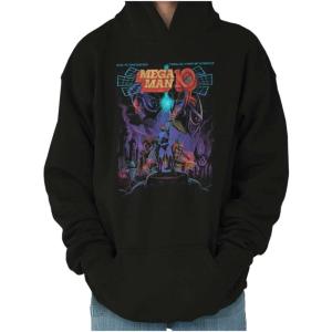 Brisco Brands Mega Man 10 Megaman Protoman Comic Youth Hoodie Boy Girl