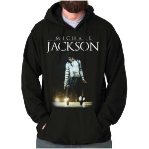 Brisco Brands Michael Jackson Bad Tour Toe Stand Hoodie Sweatshirt Women Men(Black)