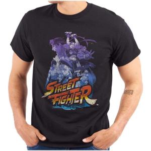 Brisco Brands Street Fighter 90s Video Gamer Graphic T Shirt Men or Women(Black)