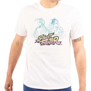 Brisco Brands Street Fighter Cammy Chun-Li Gamer Graphic T Shirt Men or Women(White)