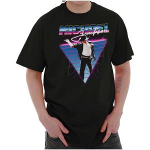 Michael Jackson 80s Iconic Pop Pose Graphic T Shirt Men or Women(Black)
