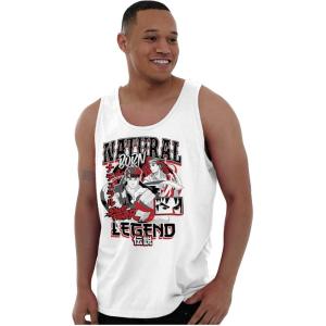 Street Fighter Natural Born Legend Tank Top T Shirts Men Women(White)