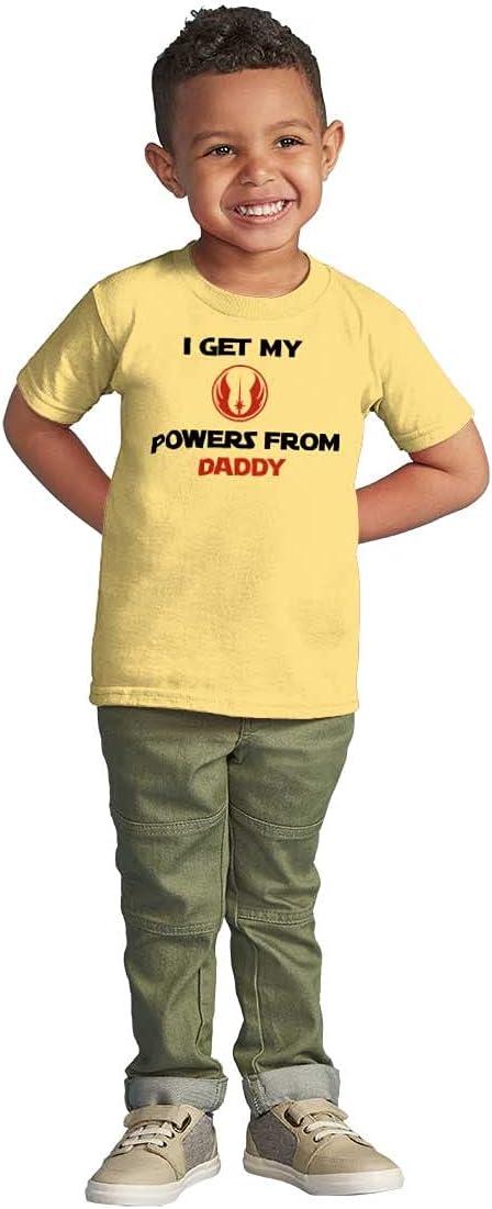 imageBrisco Brands Get Powers from My Daddy Dark Galaxy Toddler Boy Girl T ShirtButter