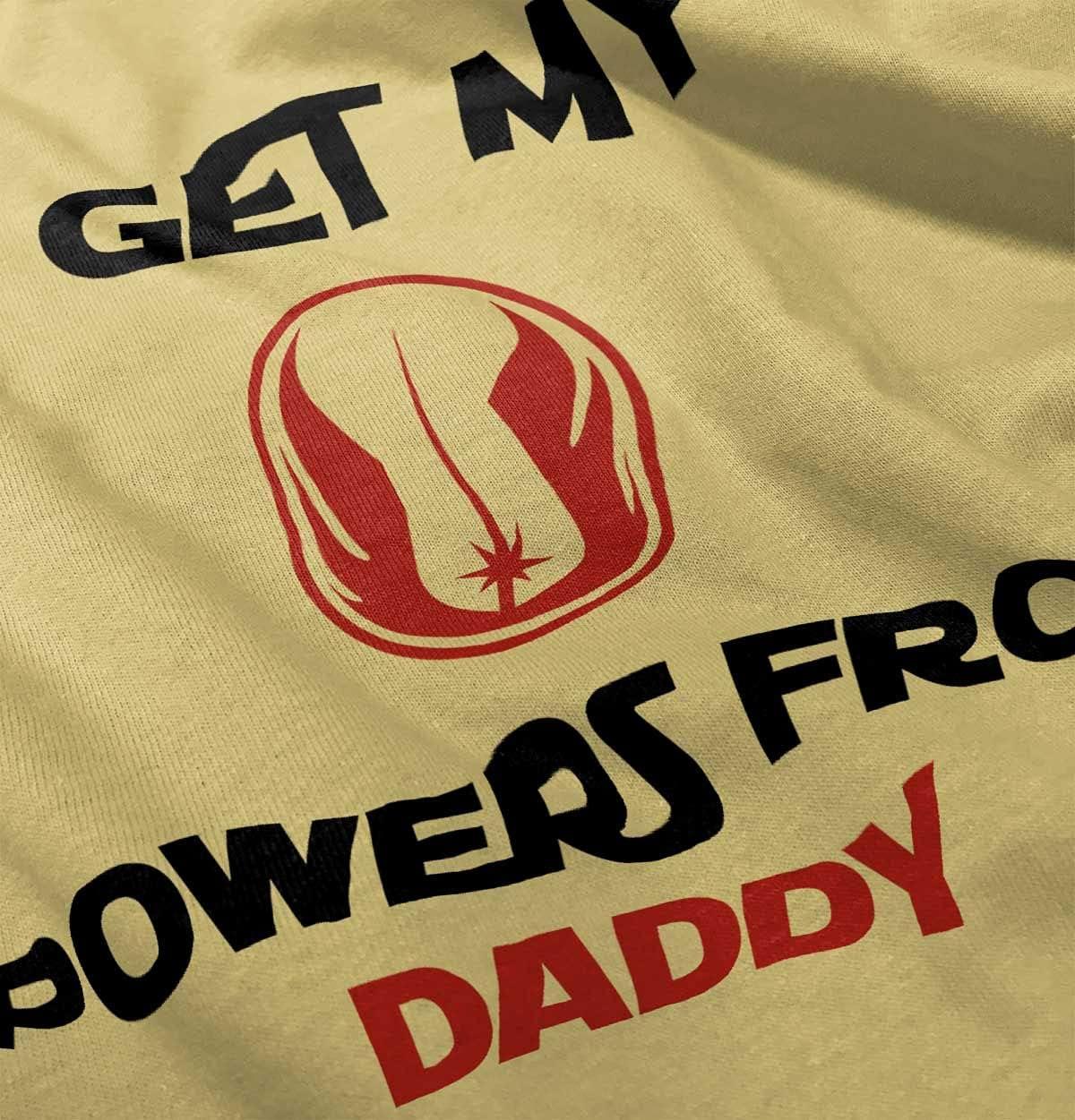 imageBrisco Brands Get Powers from My Daddy Dark Galaxy Toddler Boy Girl T ShirtButter