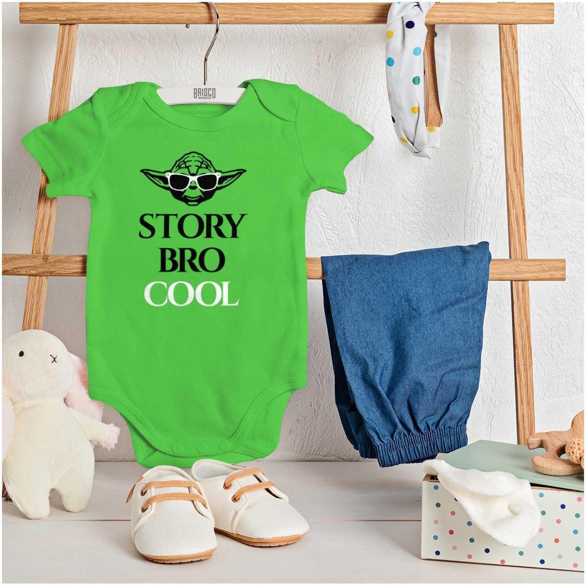 imageBrisco Brands Story Bro Master Space Alien Baby Romper Boys or GirlsApple