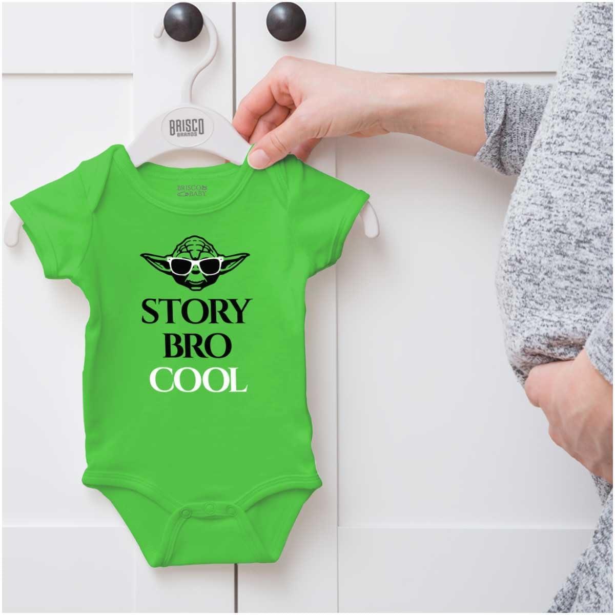 imageBrisco Brands Story Bro Master Space Alien Baby Romper Boys or GirlsApple