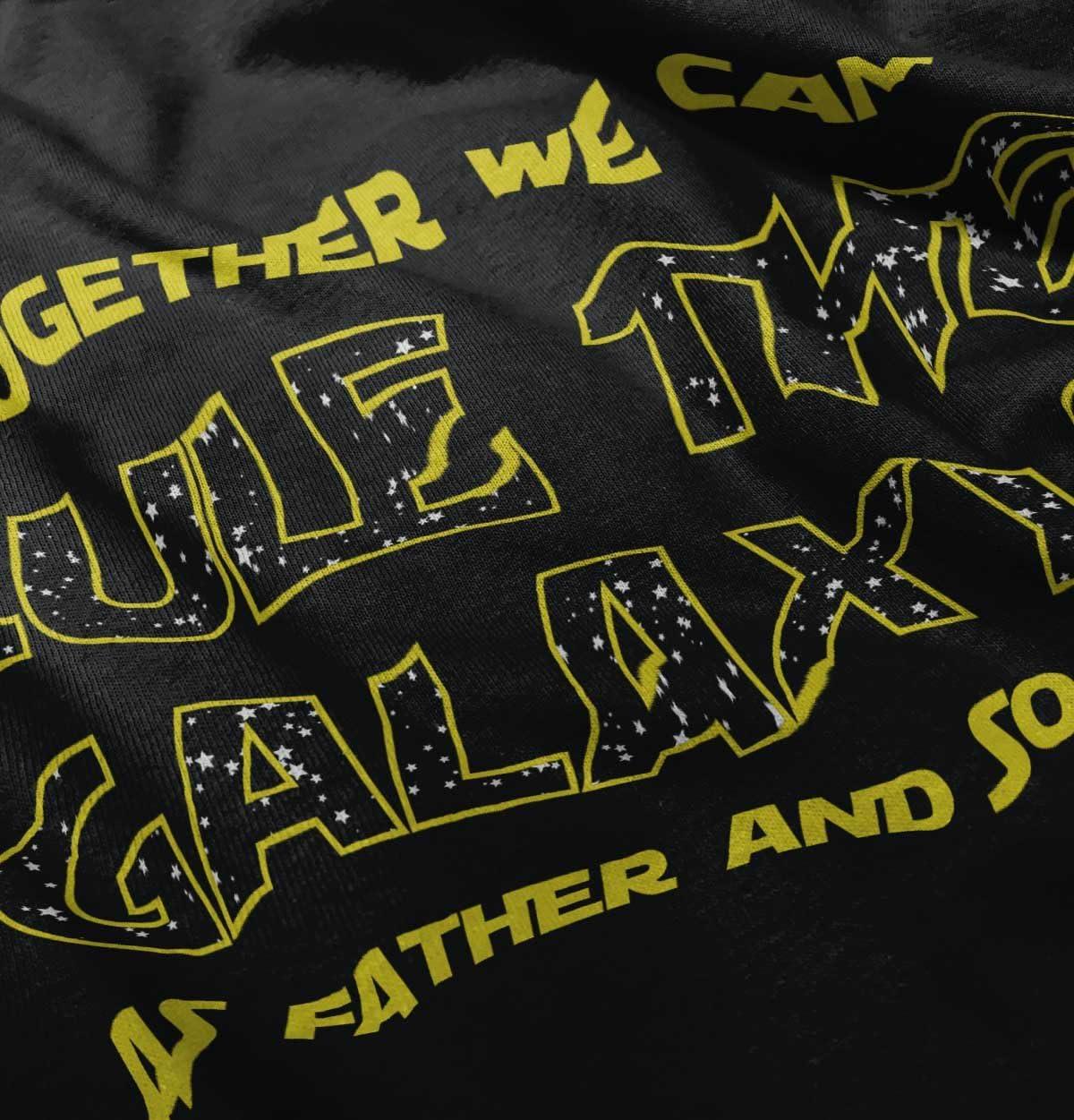 imageBrisco Brands Together We Rule Galaxy Father Son Toddler Boy Girl T ShirtBlack